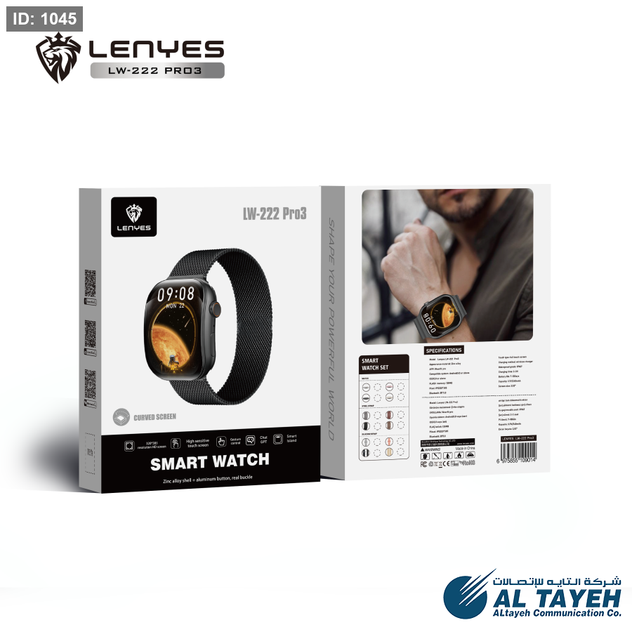 LENYES LW222 PRO 3 - SMART WATCH